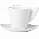 Блюдце чайное «Элегант»; фарфор; D=15.5см; белый Tognana ET00614