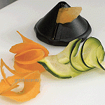 Нож д/декор. нарезки овощей; пластик,сталь; D=7.8см; черный MATFER 120914