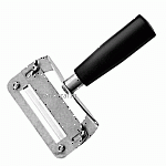 Нож д/чистки дыни и тыквы; сталь,пластик; L=6,B=10см; металлич.,черный Paderno 48286-63