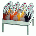 Подставка д/бутылок + 20бутылок; сталь нерж.; H=30см Frilich RB 639 E 002