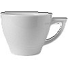 Чашка чайная «Атлантис»; фарфор; 180мл; D=8.5,H=6.8,L=10,B=8.5см; белый Lilien Austria ATL0618