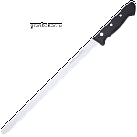Нож д/тонкой нарезки «Глория»; сталь; L=425/300,B=15мм; черный Felix 608430