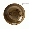 Салатник «Крафт»; фарфор; 1000мл; D=25.5,H=3.5см; коричнев. Steelite 1132 0569