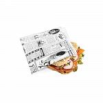 Конвертик для еды "Газета", 160х165 мм, жиростойкий пергамент 35 г/см2, 500 шт/уп, Garcia de Pou 186.38