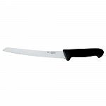 Нож PRO-Line хлебный 250 мм, черная пластиковая ручка, P.L. Proff Cuisine KB-3855-250C-BK201-RE-PL