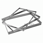Рама кондитерская; сталь нерж.; H=2.5,L=56.5,B=36.5см; металлич. MATFER 371001