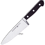 Нож поварской «Глория Люкс»; сталь; L=27.5/16,B=3.5см; черный,металлич. Felix 901215