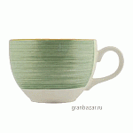 Чашка чайная «Рио Грин»; фарфор; 340мл; белый,зелен. Steelite 1529 0152