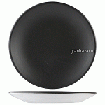 Тарелка «Даск»; фарфор; D=202.5,H=27мм; черный,белый Steelite 9021 C092