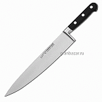 Нож поварской; сталь,пластик; L=30,B=8см; металлич.,черный MATFER 90161