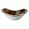 Соусник-салатник «Крафт»; фарфор; 45мл; H=3.5,L=9,B=7см; коричнев. Steelite 1132 0584