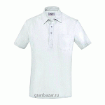 Рубашка поло мужская,размер M; хлопок,эластан; белый Greiff 6627.1405.090/M