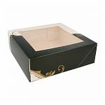 Коробка для торта с окном 230х230х75 мм, белая, картон, Garcia de Pou 204.70