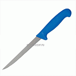 Нож д/филе гибкий; сталь,пластик; L=18см; металлич.,голуб. MATFER 182330