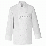 Куртка поварская,р.54 б/пуклей; полиэстер,хлопок; белый Greiff 242.1190.090/54