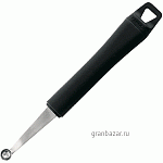 Нож-нуазетка «Шар»; сталь,полипроп.; D=1,H=1,L=18см; черный Paderno 48280-24