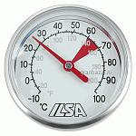 Термометр д/молока; сталь; D=45,L=138/125,B=55мм; металлич. ILSA 13110000IVV