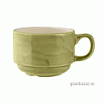 Чашка кофейная «Феннель»; фарфор; 170мл; D=8,H=5.8,L=10.4см; зелен.,бежев. Steelite 1541 A230