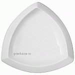 Салатник треугольный «Кунстверк»; фарфор; 570мл; H=8,L=18,B=18см; белый KunstWerk A5807