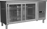 Холодильный стол Т57 М2-1-С 9006-1 корпус серый, без борта (BAR-360 К Rosso)
