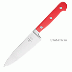 Нож поварской; сталь нерж.,пластик; L=27.5/15,B=4см; красный,металлич. MATFER 181409