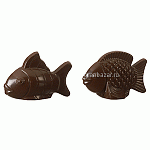 Форма д/шоколада «Две рыбы»; поликарбонат; L=17.6,B=10.5см MATFER 382008