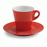 Пара чайная «Элегант»; фарфор; 210мл; красный Tognana ET011204746