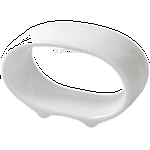 Кольцо д/салфеток «Кунстверк»; фарфор; D=3,H=3.5,L=6.5,B=3см; белый KunstWerk A2030