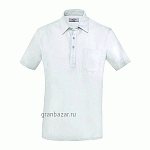 Рубашка поло мужская,размер XL; хлопок,эластан; белый Greiff 6627.1405.090/XL