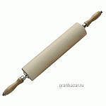 Скалка с ручками; бук,сталь нерж.; D=8,L=40см MATFER 140126