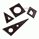 Форма д/шоколада «Геометрич.формы» (11шт) MATFER 380251