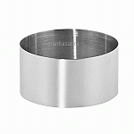 Набор кондит.форм «Круг» кольцо кондитерское (2шт); сталь; D=75,H=44мм; металлич. ILSA 12920750IVV