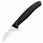 Нож д/фигурной нарезки; сталь нерж.,пластик; L=155/55,B=13мм; металлич.,черный Victorinox 6,7503