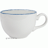Чашка чайная «Блю дэппл»; фарфор; 450мл; D=12,H=0.8,L=15см; белый,синий Steelite 1710 0150