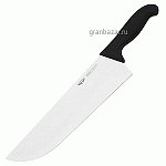 Нож поварской; сталь,пластик; L=430/300,B=75мм; металлич.,черный Paderno 18008-30