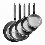 Сковорода; белая сталь; D=28,H=5,L=51см; металлич. Buyer 5110,28