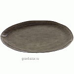 Тарелка овал. «Паскаль»; керамика; L=28,B=24см; серый Serax B1012014