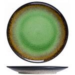 Тарелка мелкая "Фервидо"; керамика; D=265, H=25 мм; зелен. Cosy&Trendy 4370027