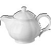 Чайник «В.Виена»; фарфор; 550мл; H=13.5,L=19,B=12.5см; белый Tognana VW03306