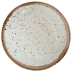 Блюдце «Пунто Бьянка» фарфор D=155, H=27 мм белый, черный Борисовская Керамика ФРФ88813451