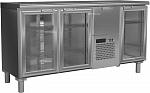 Холодильный стол T57 M3-1-G 9006-1 корпус серый, без борта (BAR-360C Rosso)