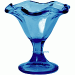 Креманка «Примавера»; стекло; 200мл; D=136/85,H=135,L=35мм; голуб. Bormioli Rocco 1,3448
