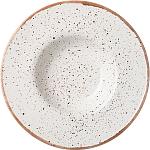 Тарелка для пасты "Пунто Бьянка"; фарфор; 0,5 л; D=310, H=55 мм; белый, черный Борисовская Керамика ФРФ88803751