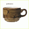Чашка чайная «Крафт»; фарфор; 285мл; D=90,H=65,L=130мм; коричнев. Steelite 1132 0188