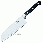 Нож кухонный «Сантоку»; сталь нерж.,пластик; L=18см MATFER 120409