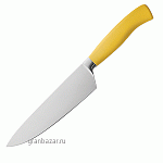 Нож поварской; сталь нерж.,пластик; L=36.5/23,B=5см; желт.,металлич. Felix 941223GE