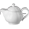 Чайник «В.Виена»; фарфор; 375мл; H=12,L=16,B=11см; белый Tognana VW03303