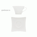 Чашка чайная «Плэжа»; фарфор; 360мл; белый Bauscher 09 5286