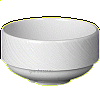Бульонная чашка «Спайро»; фарфор; 285мл; D=10,H=4.5см; белый Steelite 9032 C990