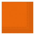 Салфетка двухслойная оранжевая, 390х390 мм, 100 шт, бумага, Garcia de Pou 191.06